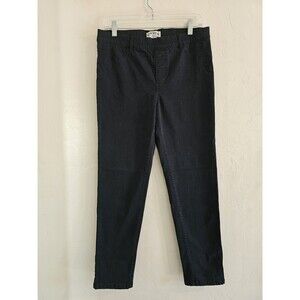 Orvis Women’s Pull On Pants Size 8 Black Stretch Skinny Elastic Waist